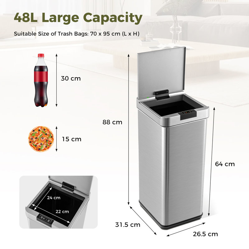Stainless Steel Waste Bin