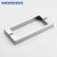 Poignée de porte de douche carrée 6 po - Plaque de tirage en acier inoxydable à double face pour verre épais de 1/4 po à 1/2 po-117169053-117169055