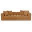 Canapé modulaire Lisbon jaune doré-502169723