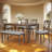 6-Piece Wooden Dining Set - Rectangular Table with Bench & Chairs