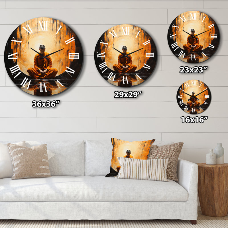 Bostin - Spiritual Wall Clock, Extra Large