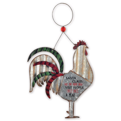 6.25'' Metal Hanging Figurine Ornament