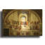 «L'école d'Athènes» par Raphael, art mural en métal doré, 36 po x 24 po-1543666706