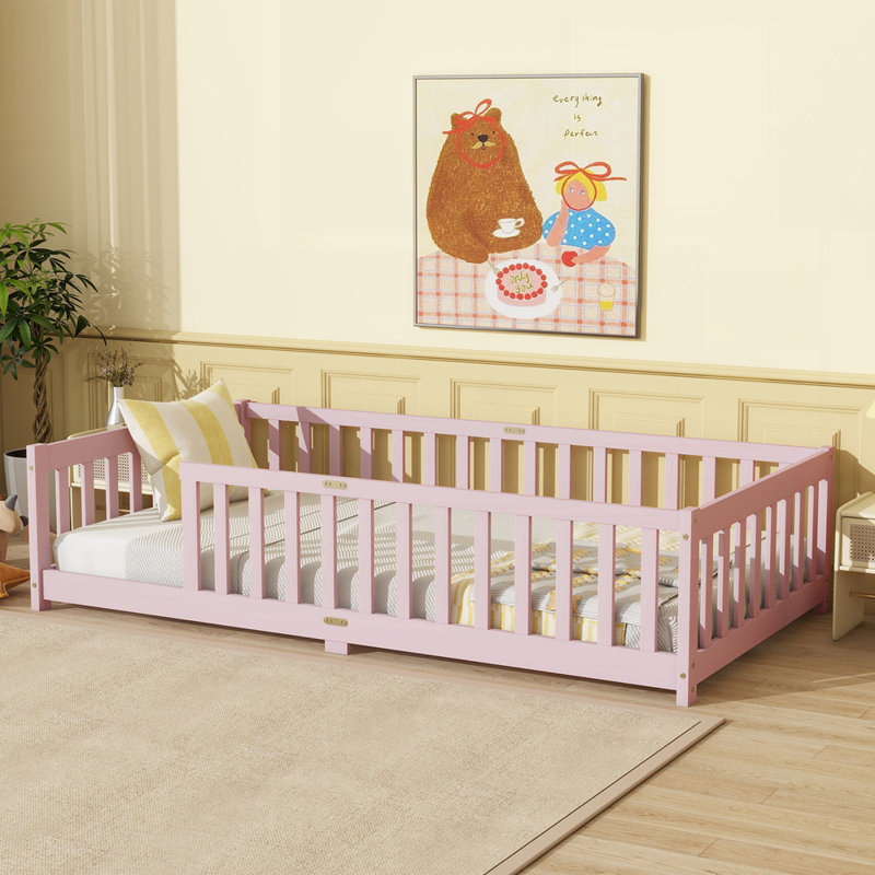 Lit multifonctionnel idéal pour les petites pièces et les périodes de transition, Rose