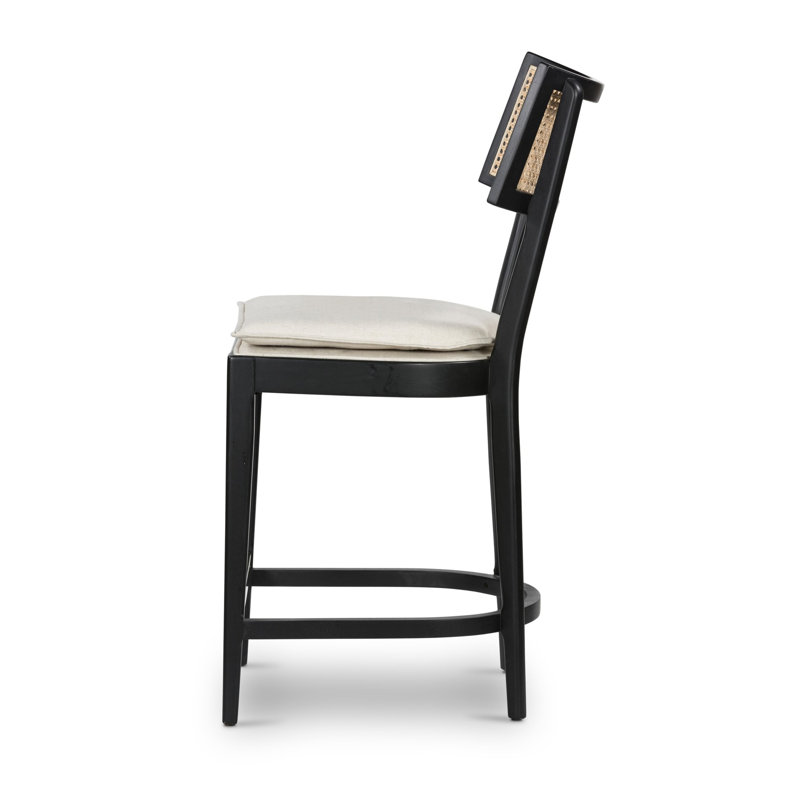 Britt Counter & Bar Stool, Black, Counter Stool (26" Seat Height), Cream