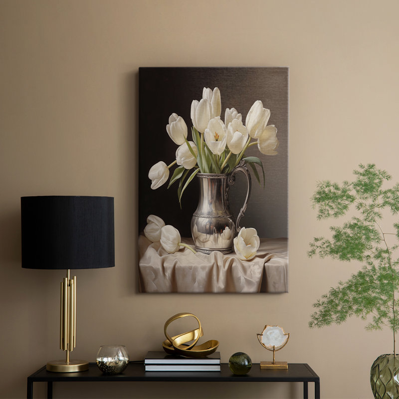 FLORAL Series DCCXCVI - Cavas de galerie sur mesure, H 18 po x l 12 po