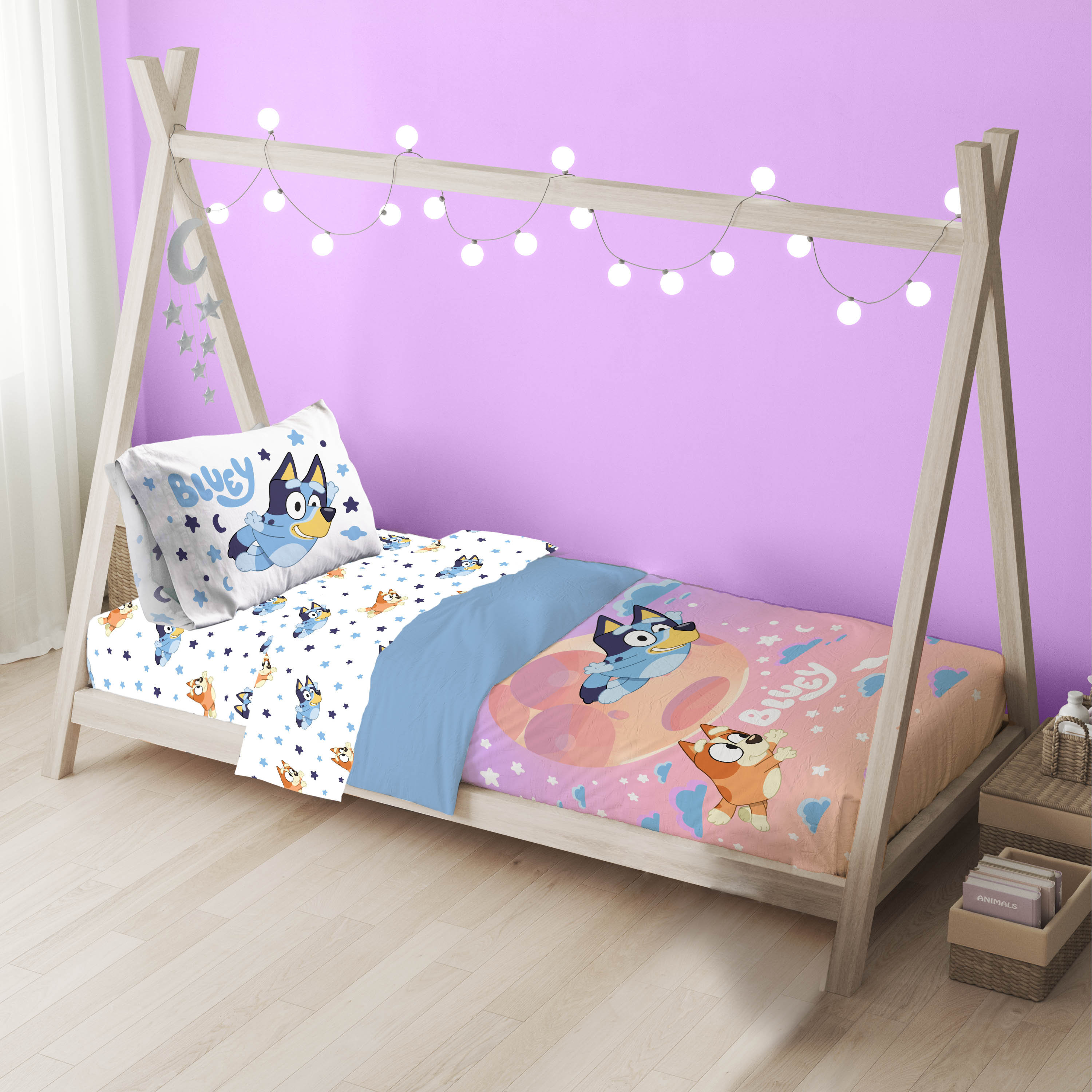 BBC Bluey Sister Sleepytime Toddler Bed Set | Wayfair