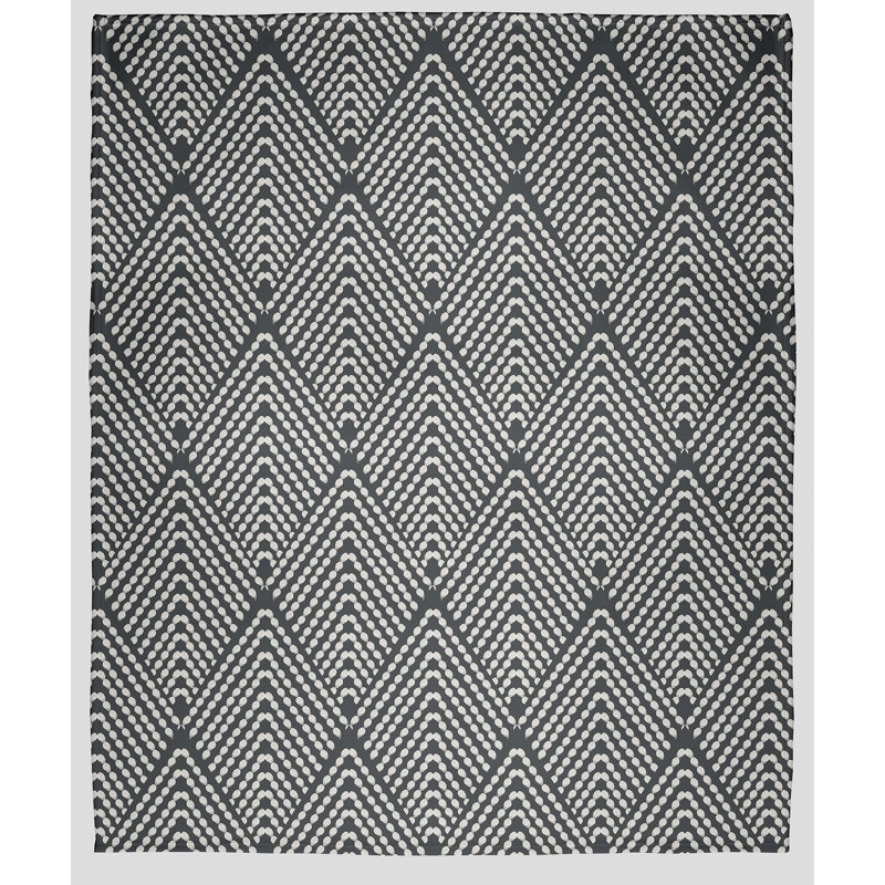 Couverture polaire Lifeflor Diamond, L 50 po x L 60 po, Poivre