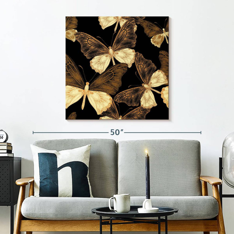 Brampt Butterfly Troupe, 30" H x 30" W
