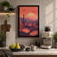 Desert at Sunset Modern - Wrapped Canvas-205557731-205557725
