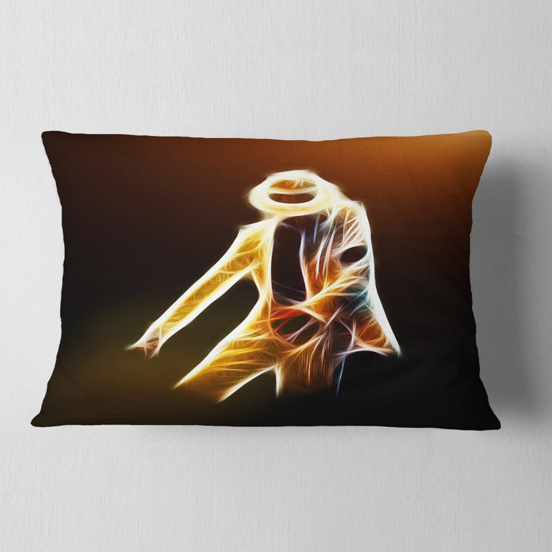Coussin lombaire style danse portrait moonwalker