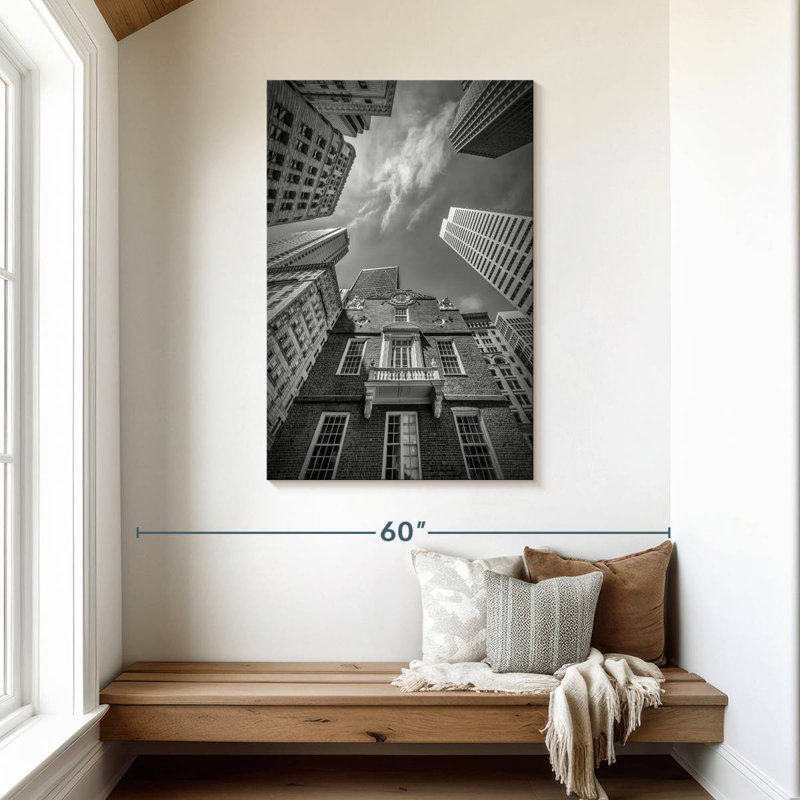 Aime Boston Old State House - monochrome, H 45 po x l 30 po