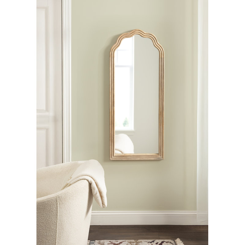 Faraday Arched Mango Wood Wall Mirror