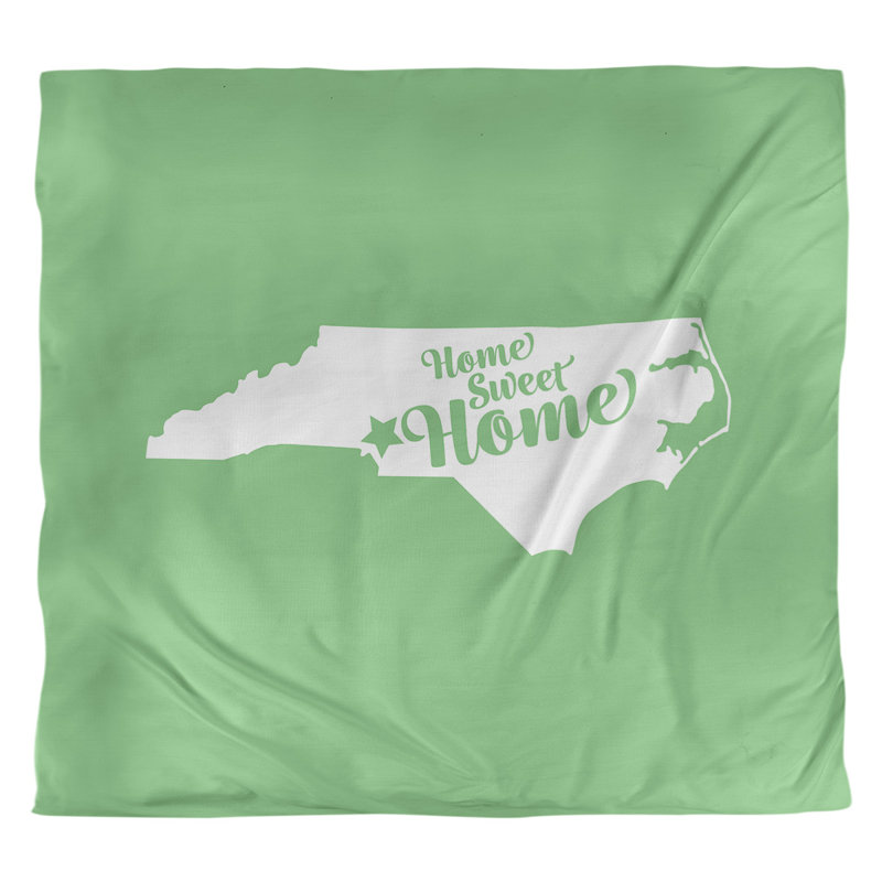Housse de couette home charlotte charlotte, Housse de couette pour très grand lit, Vert, Microfibre