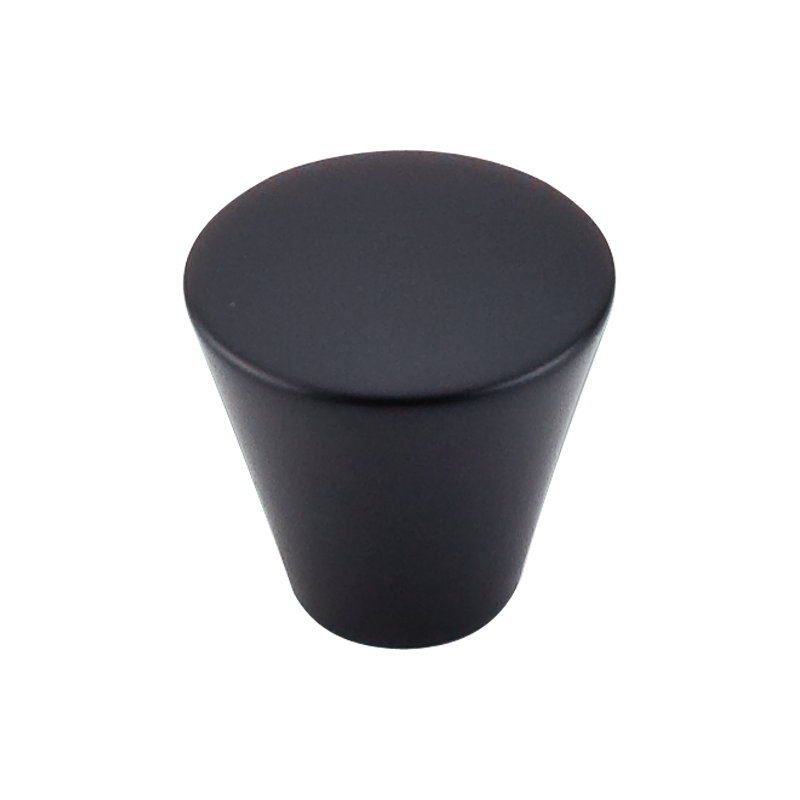 Cone 1" Diameter Conical Knob, Flat Black