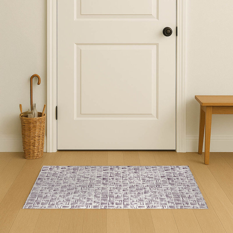 Paillasson Lash, Aubergine, L 36 po x L 24 po