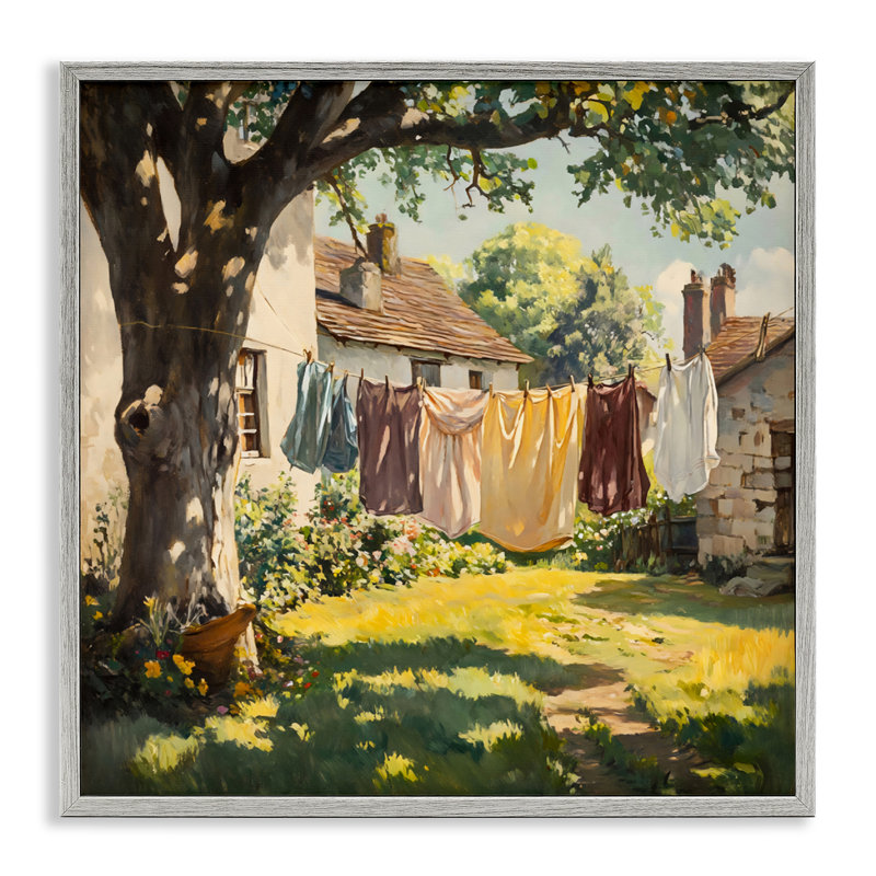 Giclée encadrée de style champêtre, conçue par Creative Studio, Estampe numérique Farmhouse, H 17 po x l 17 po