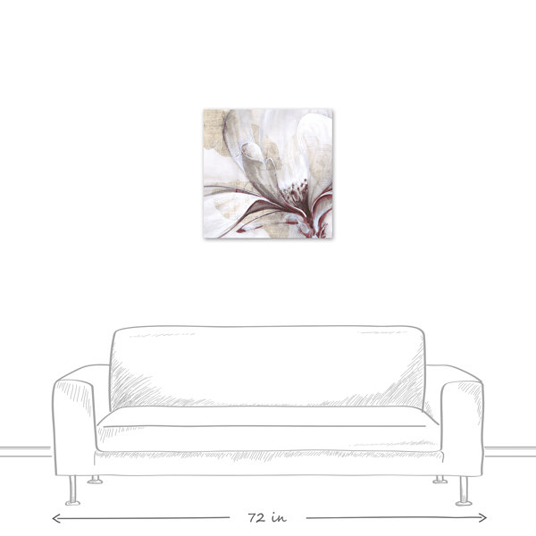 Winston Porter Flower - Painting Print on Canvas | Wayfair