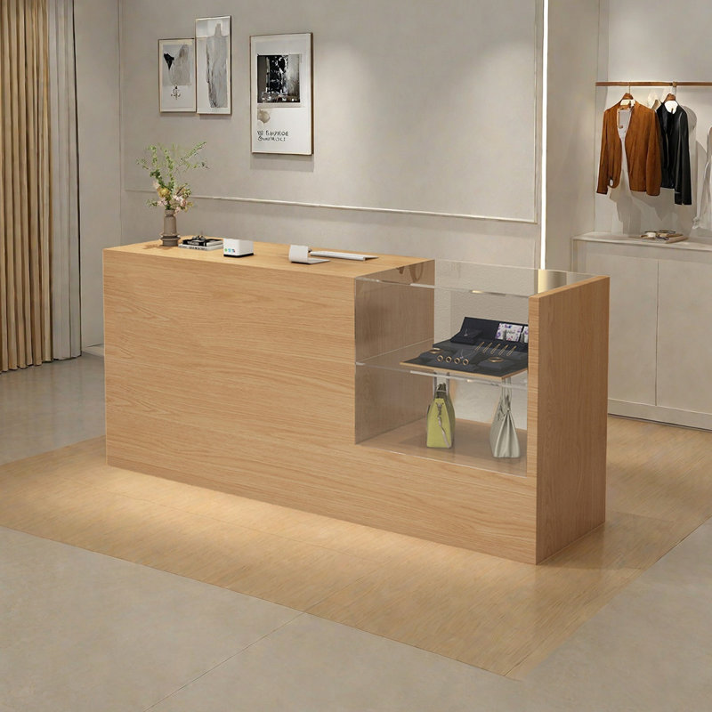 Vitrine moderne et minimaliste, H 39,37 po x l 78,74 po x P 23,62 po