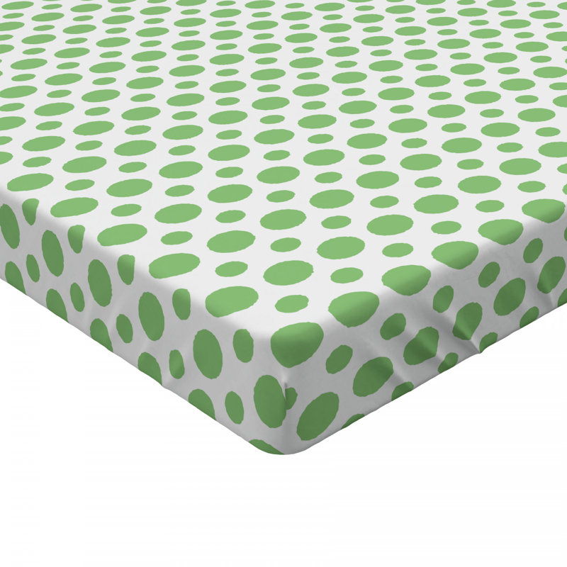 Microfiber Geometric Fitted Sheet, Queen Fitted Sheet