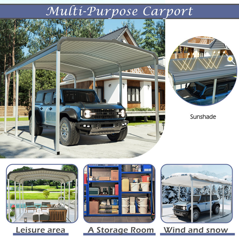 12 Ft Heavy Duty With Galvanized Steel Roof
