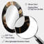 Miroir mural moderne doré et doré-115762086