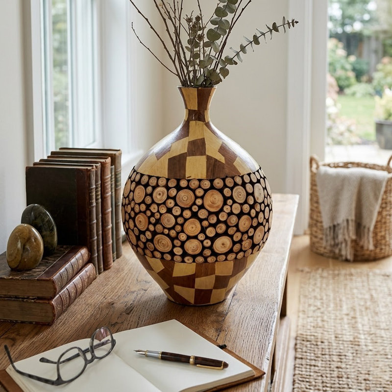 Vase de plancher en céramique
