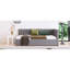 Lit de jour rembourré en tissu de lin, taille simple, 2 tiroirs de rangement, sans sommier, lit de jour de taille grise avec rangement,-118035468