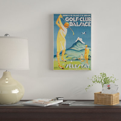 «Alsace Golf», impression sur toile