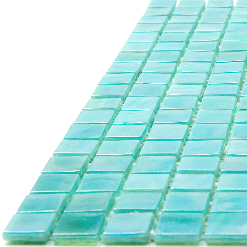 Skosh 0.6" x 0.6" Glass Grid Mosaic Wall & Floor Tile