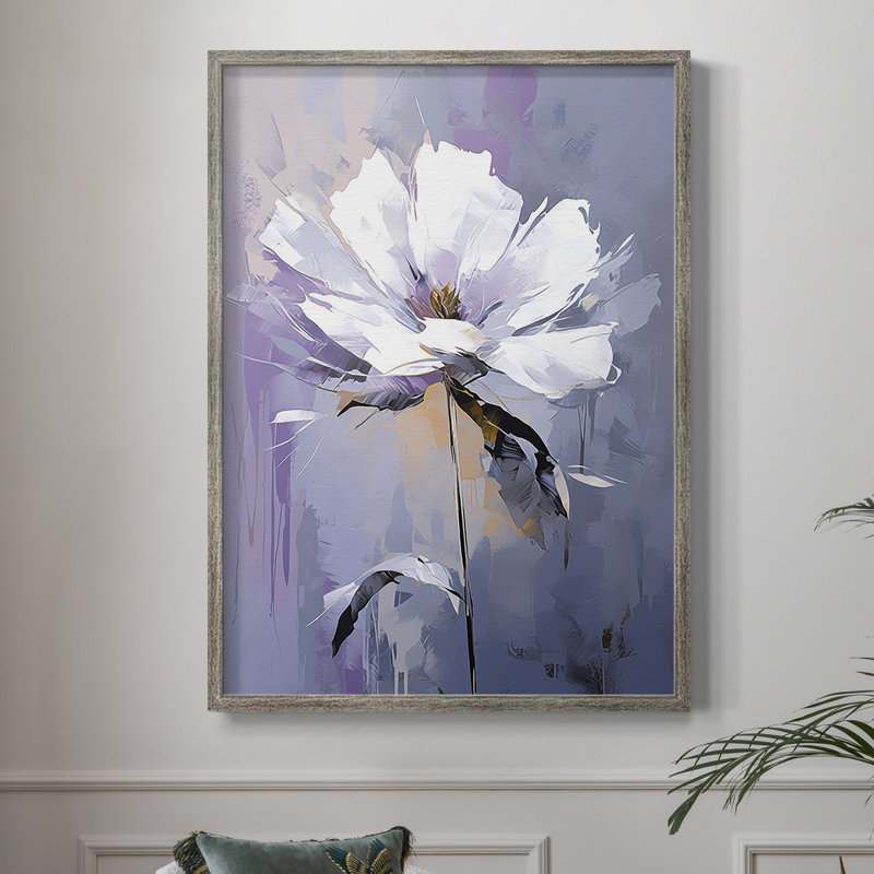 Reproduction encadrée FLORAL Series CD XXXII - bois massif, H 11 po x l 9 po