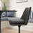 Lippa Vegan Leather Swivel Dining Chair-105239651-105239652