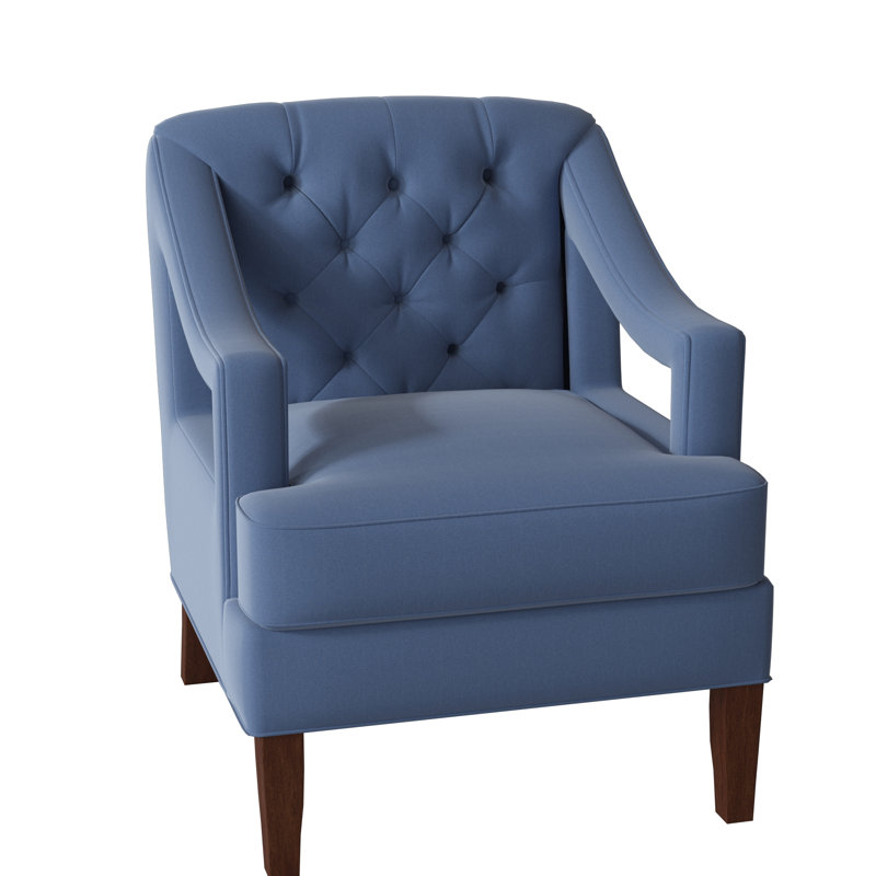 Armchair, Grayson Charcoal, Burnished Brown