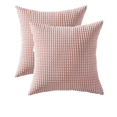 Ensemble de 2 housses de coussin en velours côtelé