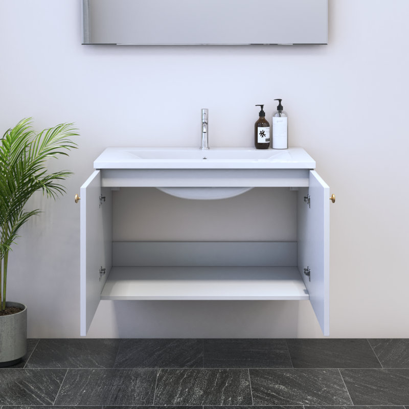 Coiffeuse Borneo 04, Blanc