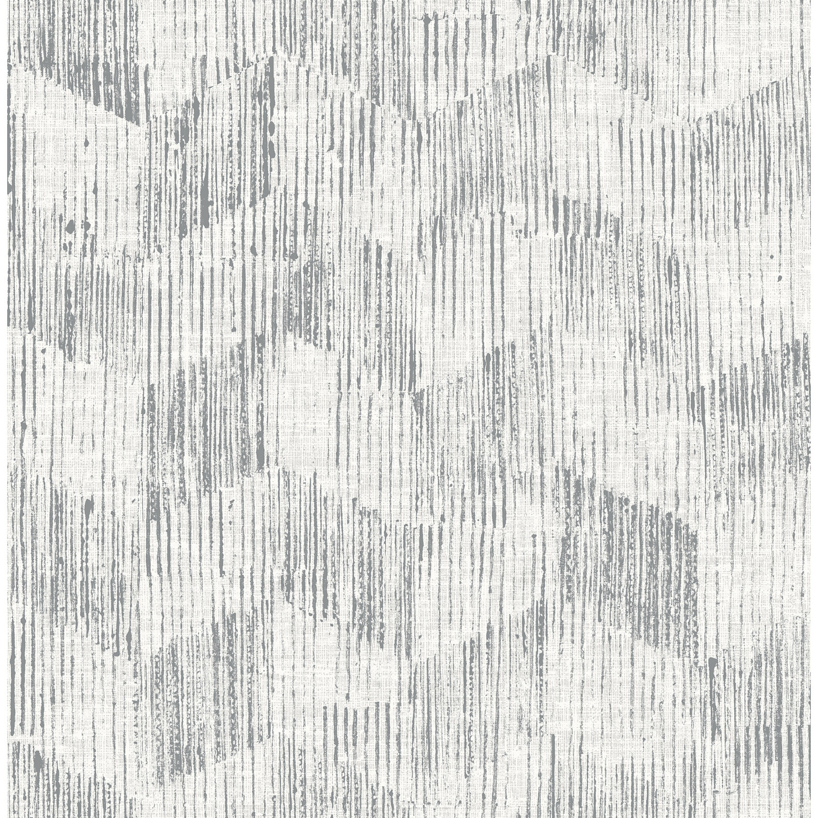 Preslar Modern Geometric Wallpaper, Gray