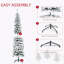 Arbre de Noël artificiel 6 pi avec 329 pointes enneigées