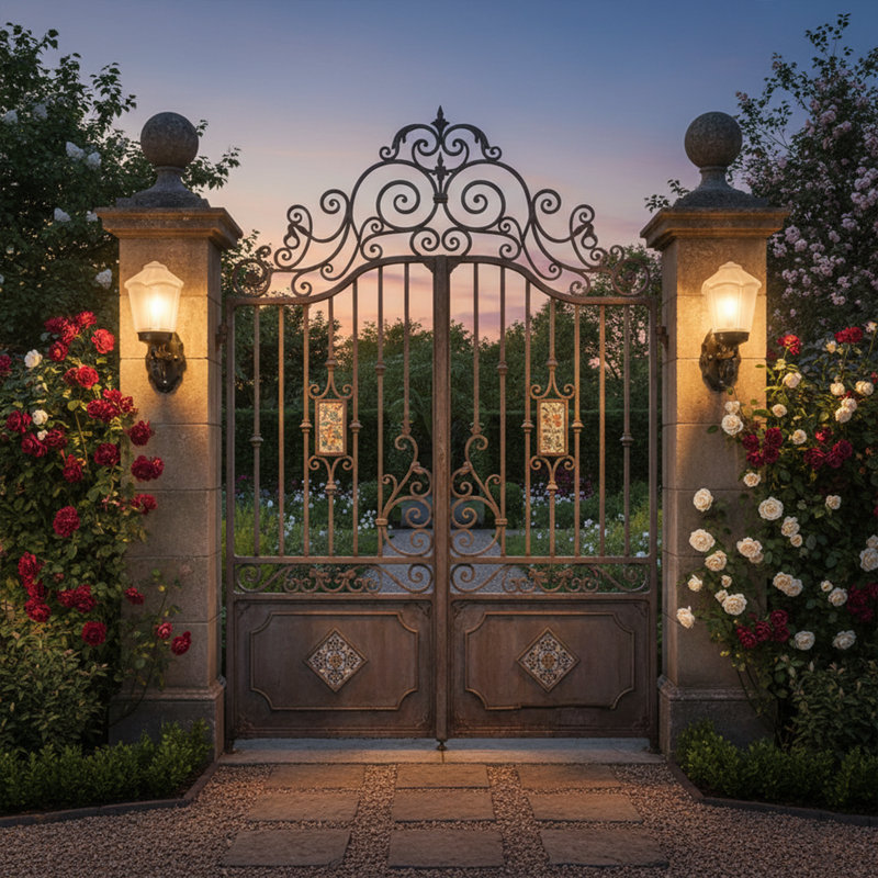 Cyrus 1-Light Outdoor Armed Sconce