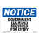 SignMission Government Issued ID Required for Entry Sign | Wayfair