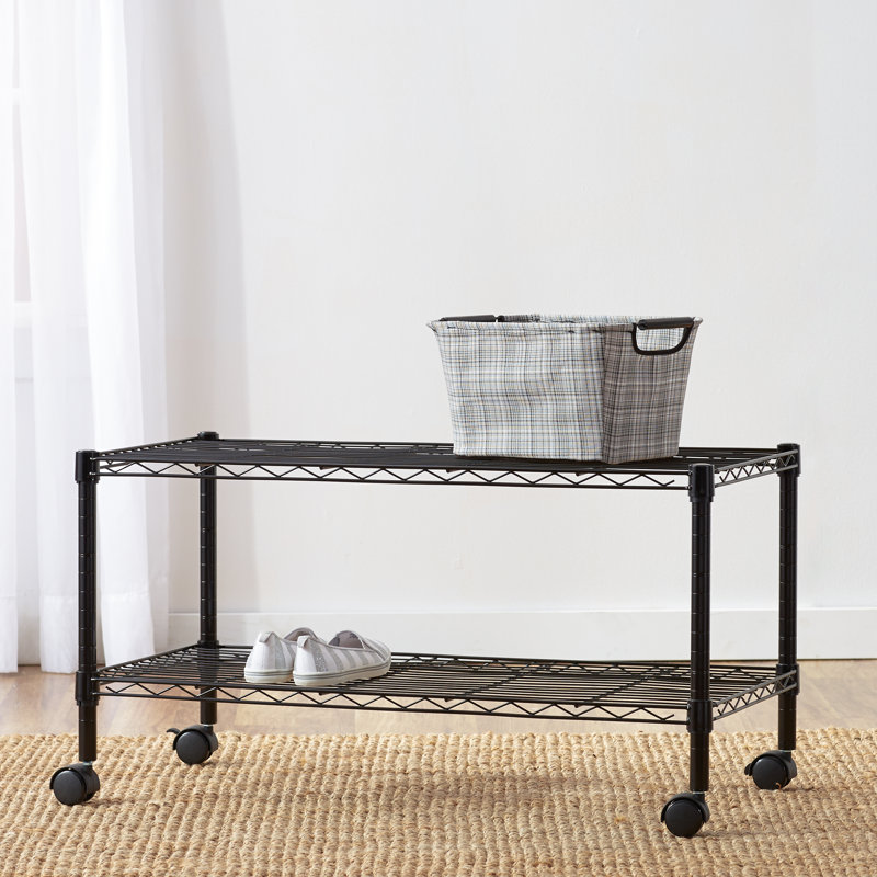 19.69'' H x 35.71'' W Utility Cart with Wheels