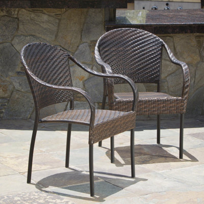 Fauteuils de salle à manger d'extérieur Aldonija