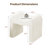Catargiu Teddy Fleece Upholstered Ottoman-1343214647