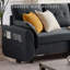 Canapé de 102,4 po de largeur avec repose-pieds et banc long avec table basse-457809660