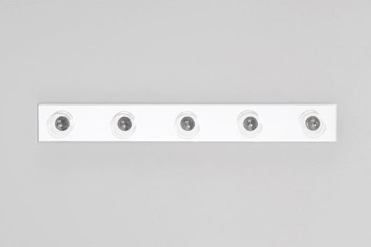 Barre de salle bain, Blanc, 3 lumières