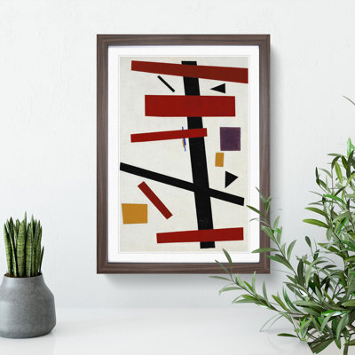Supremus Vol.50 by Kazimir Malevich - Picture Frame Graphic Art