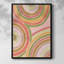 «Abstract Rainbow II», reproduction encadrée de qualité supérieure - prête à être accrochée-88103416-98030032-98030035