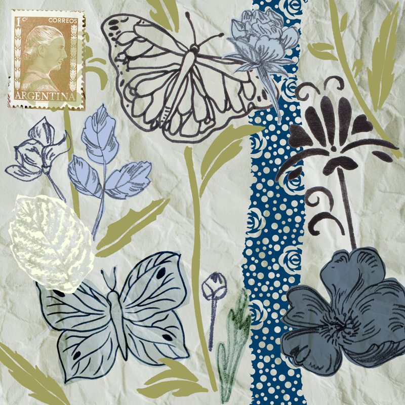 Fragile Wings VIII by Melissa Wang - Wrapped Canvas Print, 30cm H x 30cm W x 3.8cm D