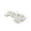 Canapé d'angle modulaire en boucle blanche surdimensionnée, 178,6 pouces, en forme de L, pour la maison-961536110