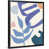 Cadre en toile flottante noir/rose/bleu/orange