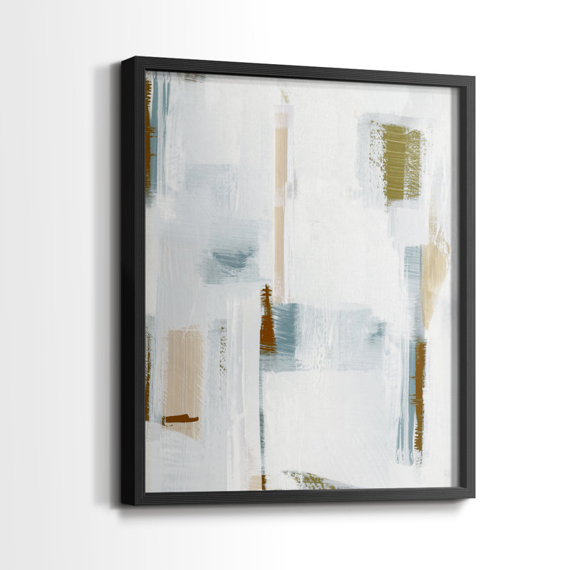 Touching Down II, reproduction encadrée - bois massif, Noir, noir, noir, noir, H 30 po x l 24 po